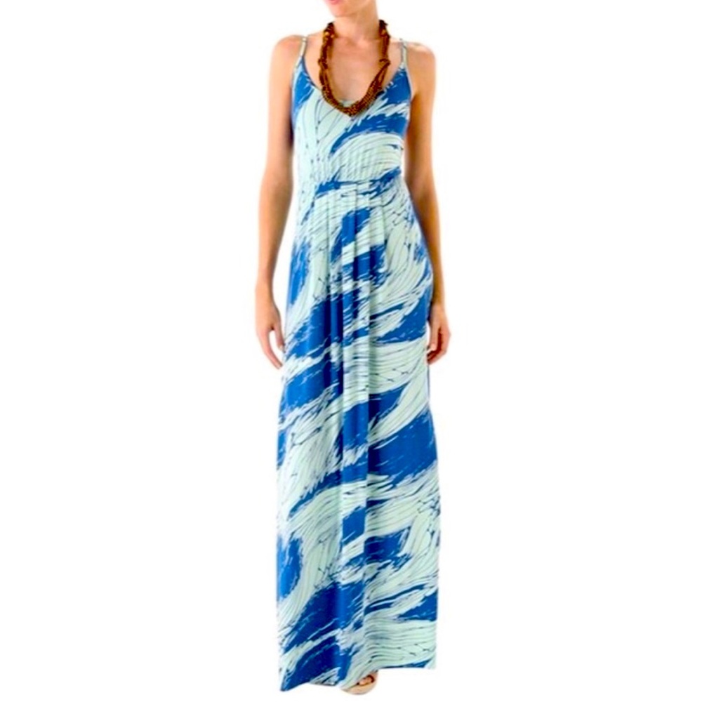 Rachel Pally Mosaic Monsoon Crisscross Back Maxi